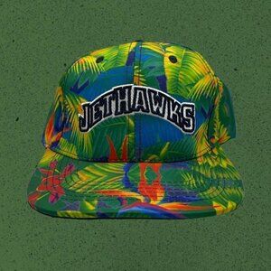 Rare Lancaster Jethawks California aop floral Minor league MILB hat snapback